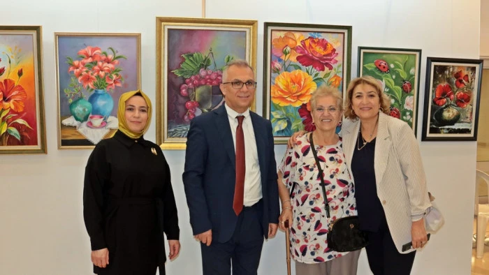 Maltepe Halk Eğitim Merkezi "Renklerin Işıltısı Sergisi"açıldı