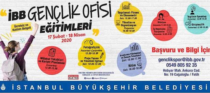 İBB GENÇLİK OFİSİ'NDE YENİ EĞİTİM PROGRAMLARI BAŞLIYOR