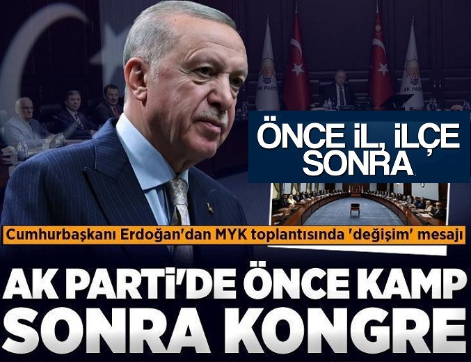 AK Parti’de önce kamp sonra kongre yapılacak