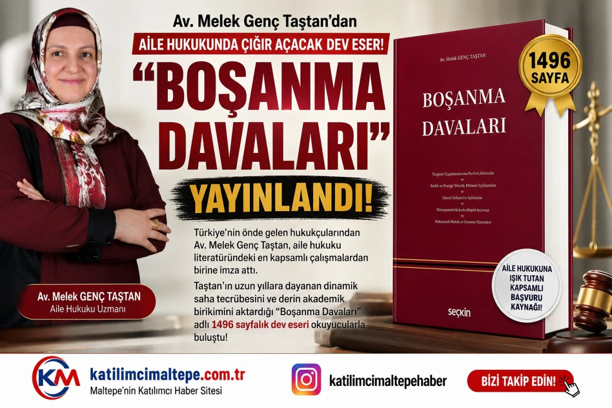 Av. Melek Gen&ccedil; Taştan&rsquo;dan Aile Hukukunda &Ccedil;ığır A&ccedil;acak Dev Eser Boşanma Davaları Yayınlandı!