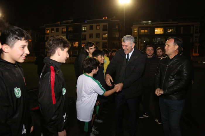 Başkan’dan sporcu gençlere “Kadem Abi” sözü