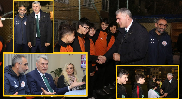 Başkan’dan sporcu gençlere “Kadem Abi” sözü