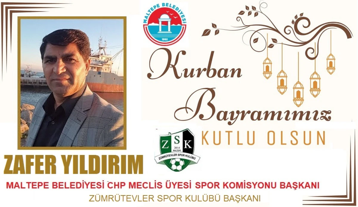 BAŞKAN ZAFER YILDIRIM'DAN KURBAN BAYRAMI KUTLAMASI