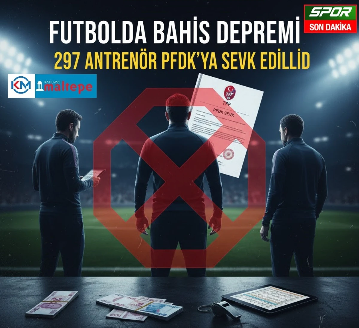 Futbolda Bahis Depremi! 297 Antren&ouml;r PFDK&rsquo;da!