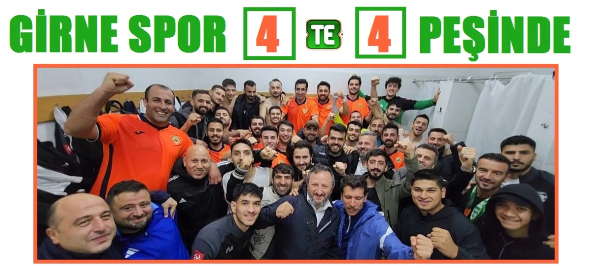 Girne spor 4'te 4 peşinde