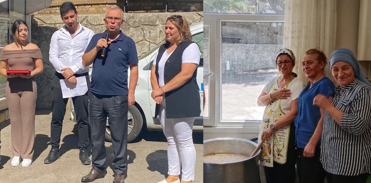 GÜLENSU MAHALLE MUHTARINDAN AŞURE LOKMASI 
