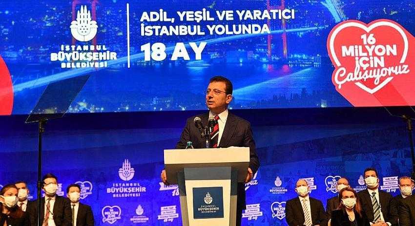 İMAMOĞLU: “HALKA HESAP VERMEYİ UNUTANLARIN KOLTUĞA YAPIŞMAK İÇİN OLMADIK İŞLERE GİRİŞTİKLERİNİ İYİ BİLİYORUZ”