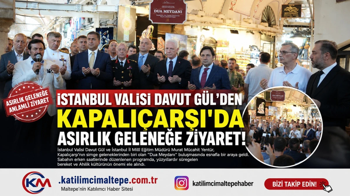 İstanbul Valisi Davut G&uuml;l&rsquo;den Kapalı&ccedil;arşı&rsquo;da Asırlık Geleneğe Ziyaret!