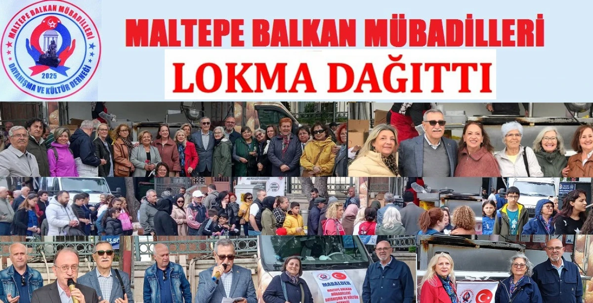 Maltepe Balkan Mübadilleri Lokma Dağıttı