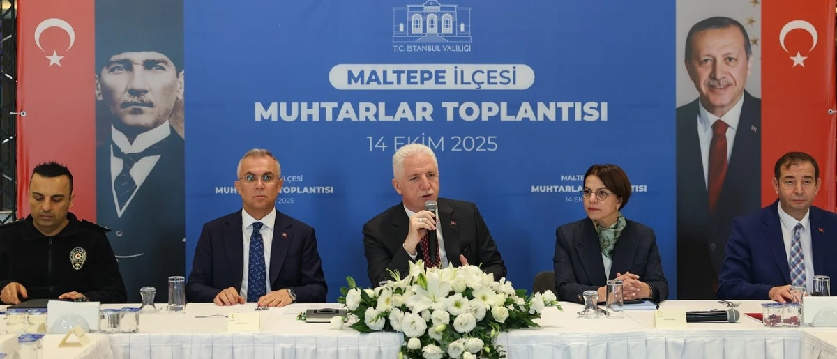 Maltepe Belediye Başkanı Esin Köymen, İstanbul Valiliği’nin  Muhtarlar Toplantısı’na Katıldı