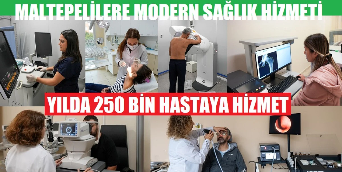 Maltepe Belediyesi tıp merkezi yeni ve modern cihazlarla hizmette