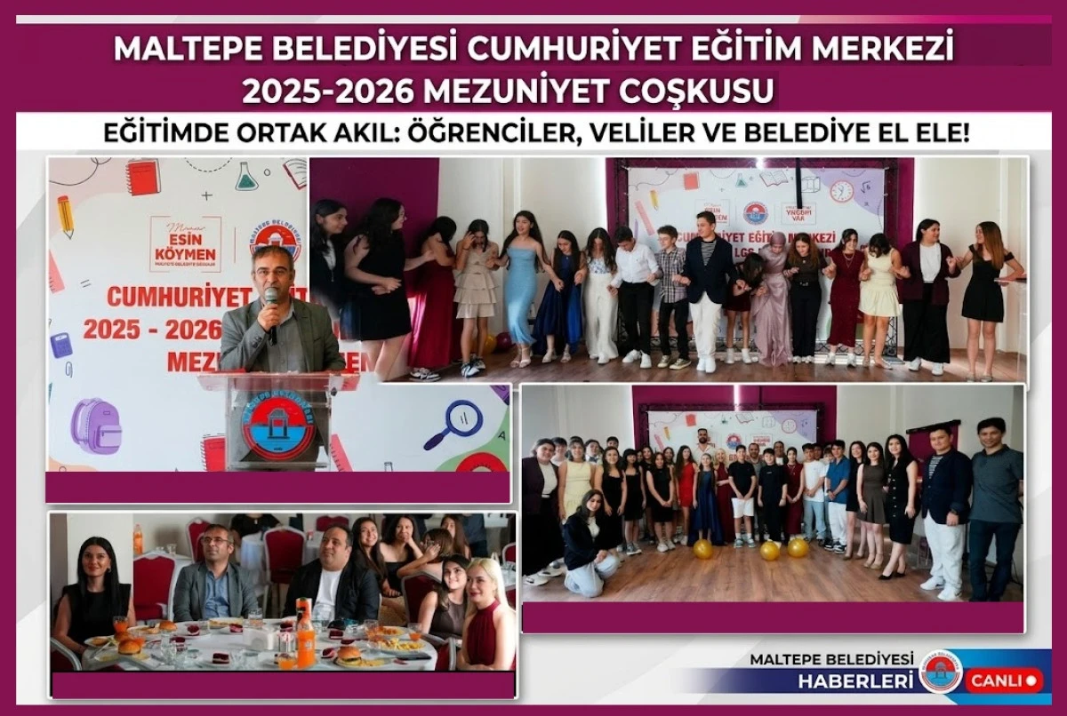 Maltepe Belediyesi&rsquo;nden LGS &Ouml;ğrencilerine B&uuml;y&uuml;k Moral Seyirtepe&rsquo;de Muhteşem Mezuniyet Gecesi!
