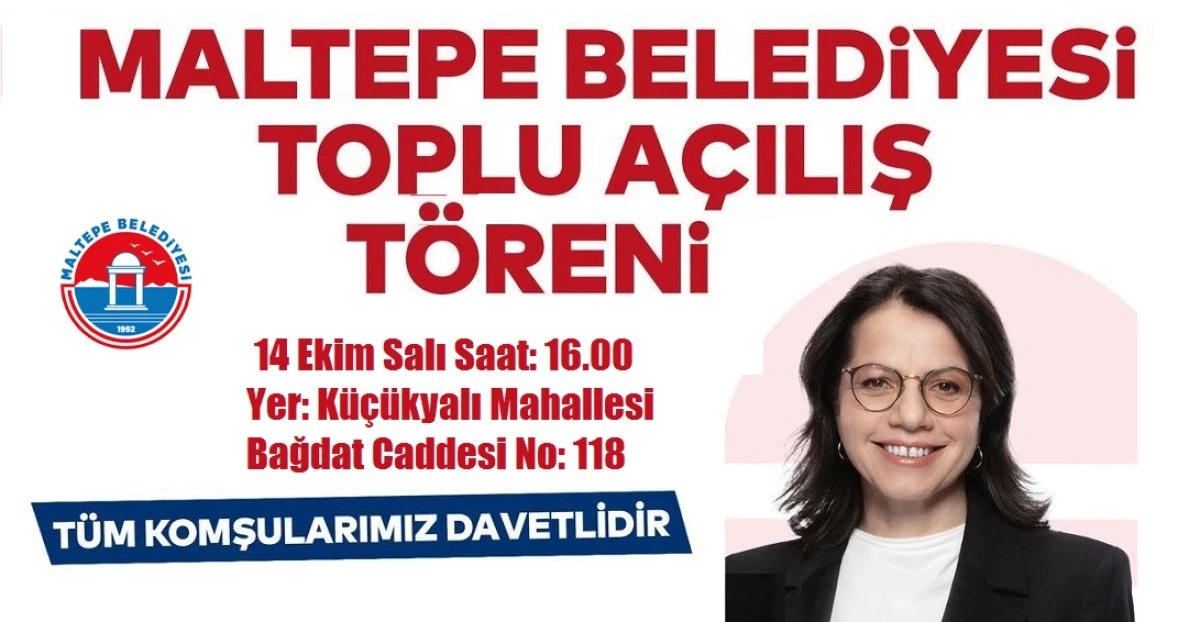 MALTEPE BELEDİYESİ’NDEN TOPLU AÇILIŞ TÖRENİ