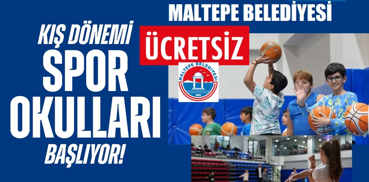 Maltepe Belediyesi’nden ücretsiz kış spor kursları