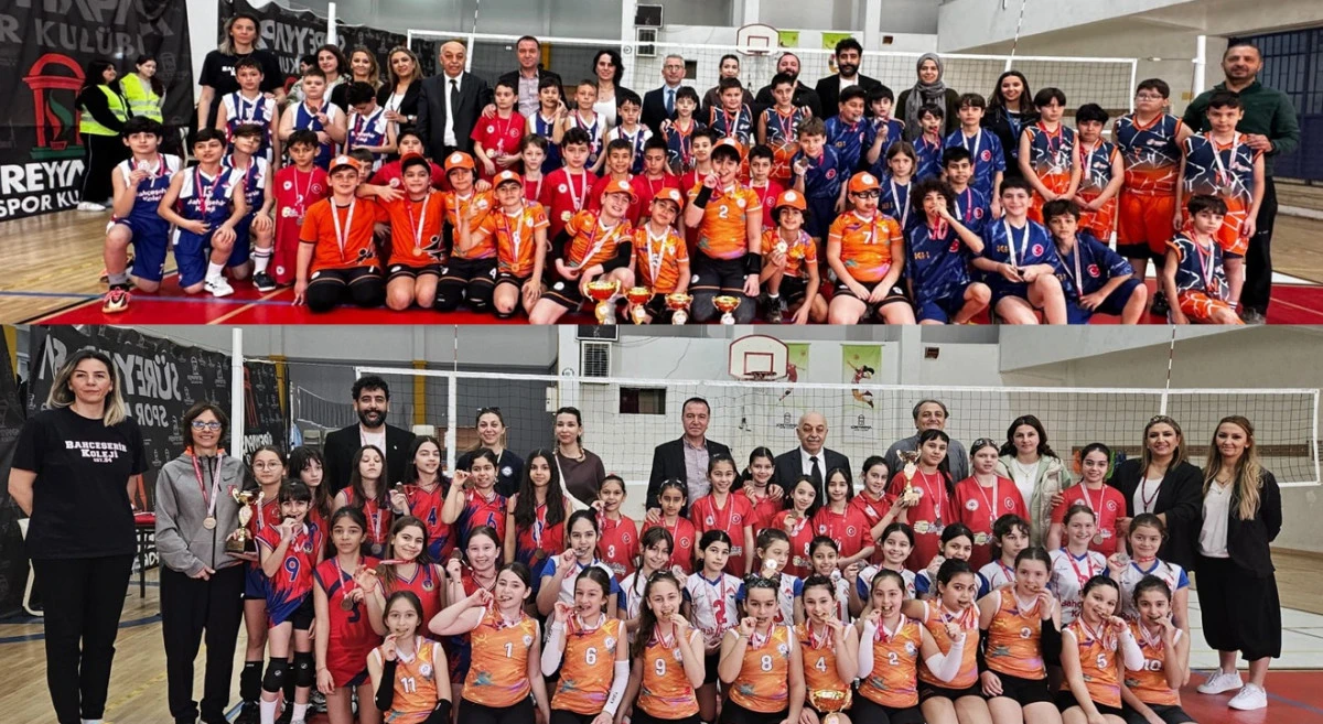 Maltepe Okul Sporları K&uuml;&ccedil;&uuml;k Erkekler ve Minik Kızlar Voleybol Turnuvaları Başarıyla Tamamlandı
