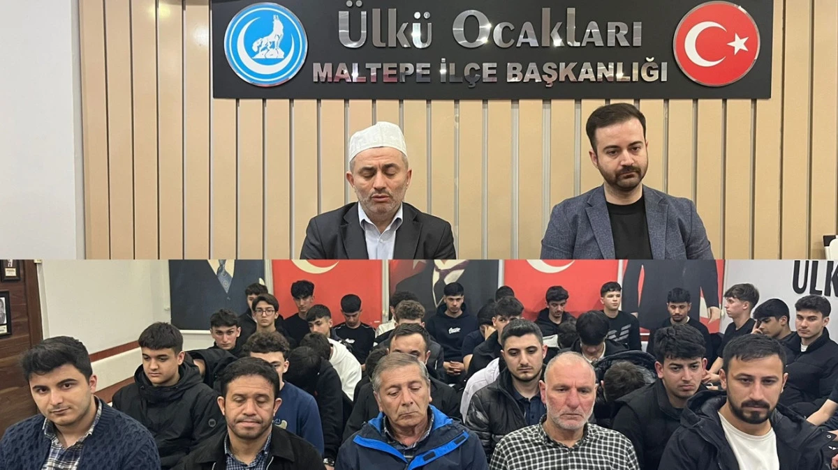 Maltepe &Uuml;lk&uuml; Ocakları Kuran Tilaveti Yasin Demir ve Teşkilattan Anlamlı Vefa