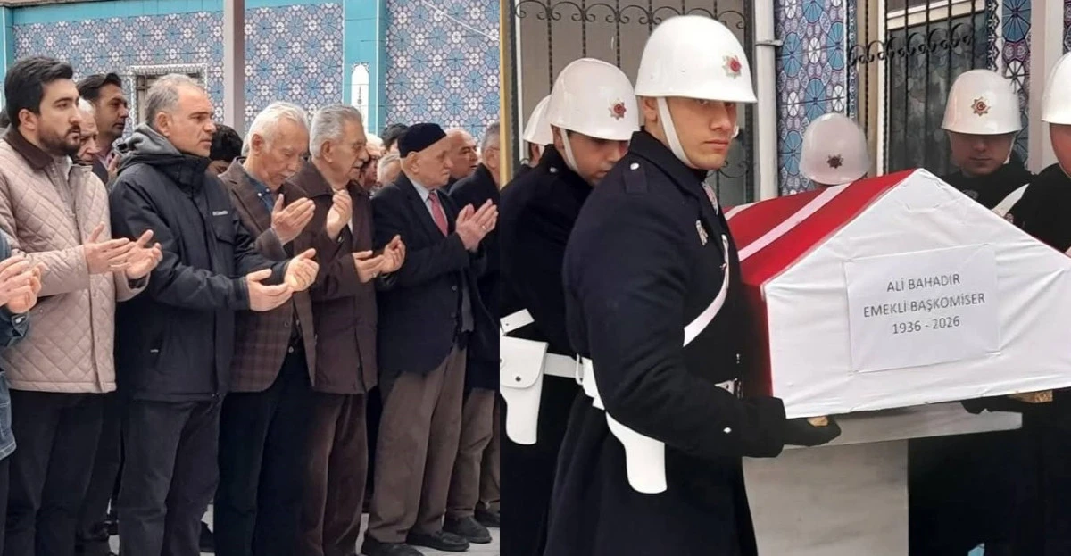 Maltepe Yasta Eski Emniyet Amiri Ali Bahadır Son Yolculuğuna Uğurlandı