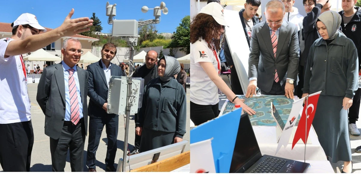 Maltepe&rsquo;de Bilim Şenliği Handan Hayrettin Yelkikanat MTAL&rsquo;den G&ouml;rkemli T&Uuml;BİTAK 4006 Fuarı