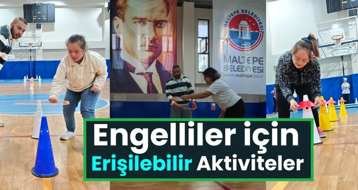 Maltepe'de engelli bireyler için erişilebilir spor hizmeti