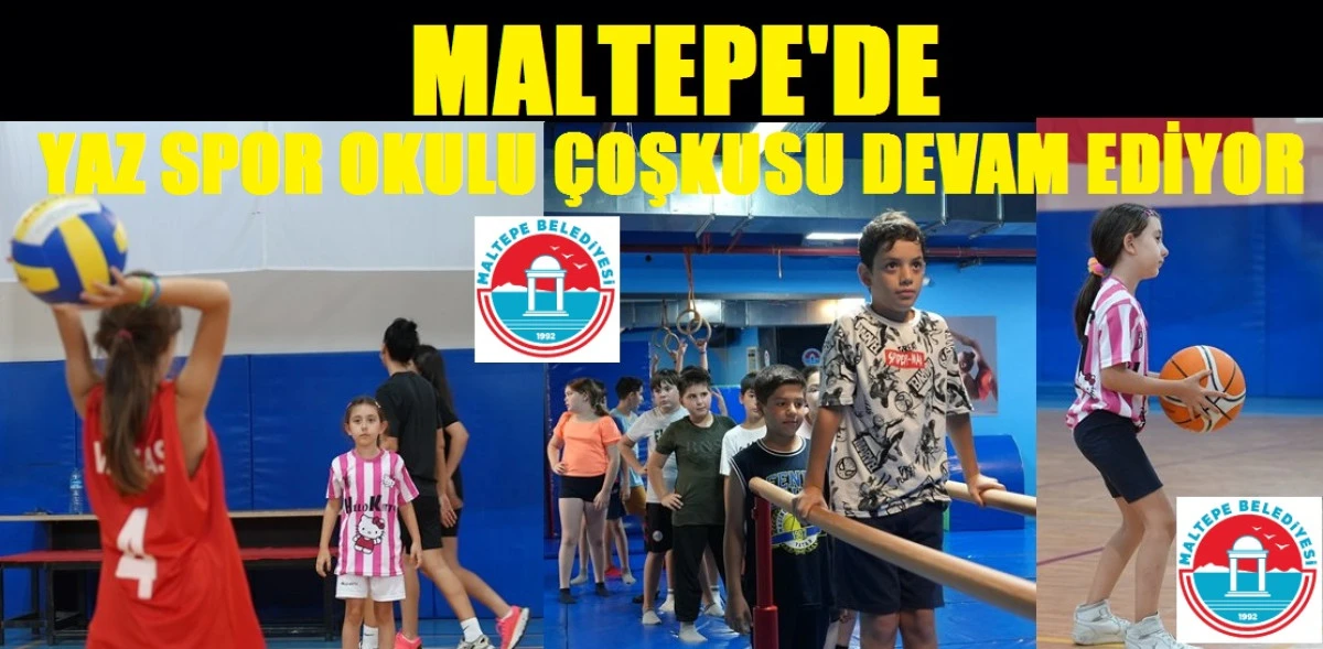 Maltepe’de yaz spor okulu coşkusu devam ediyor