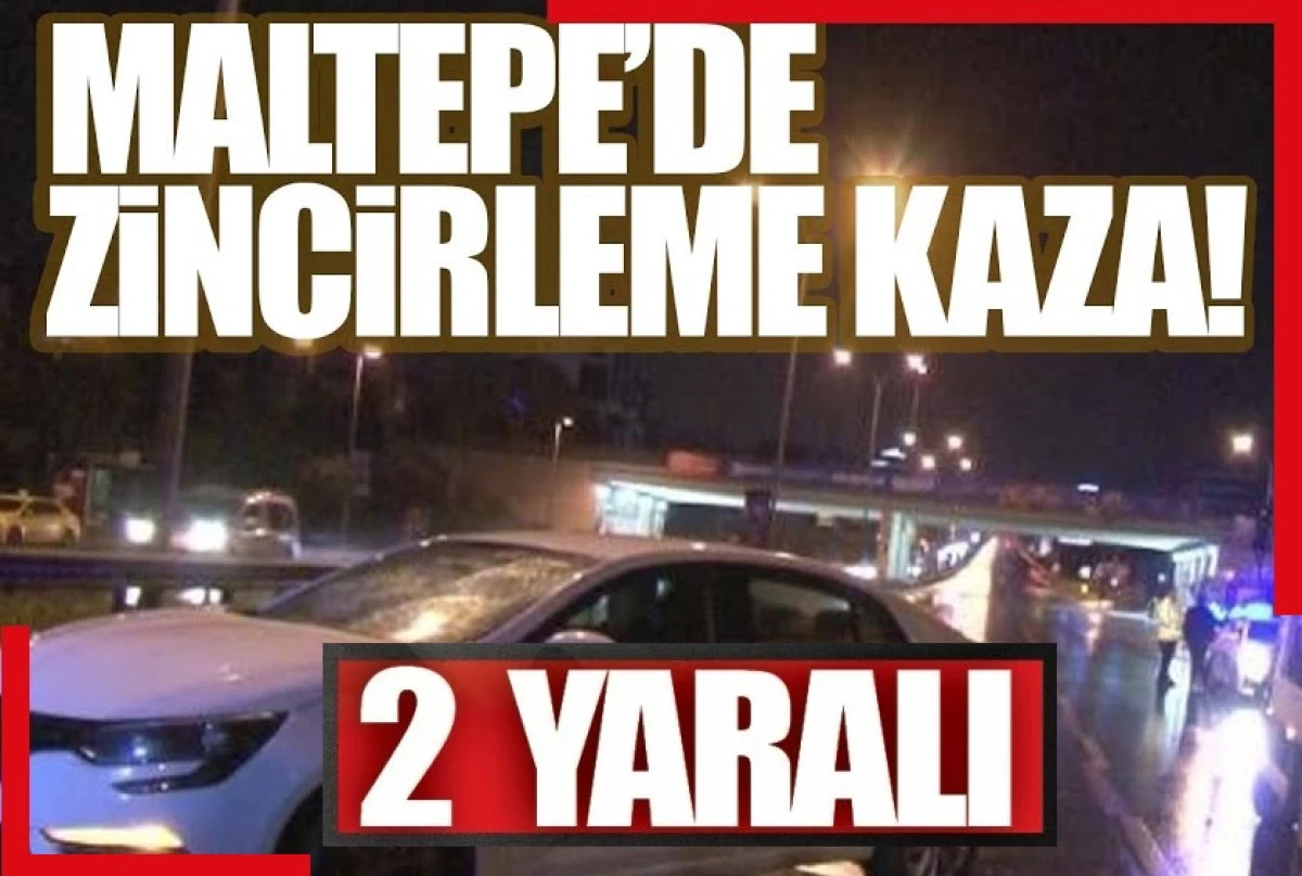 Maltepe'de Zincirleme Kaza
