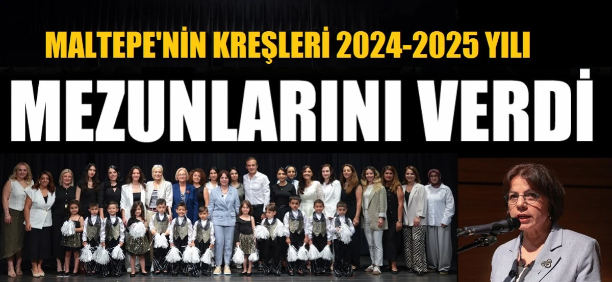 Maltepe’nin kreşleri 2024-2025 yılı mezunlarını verdi