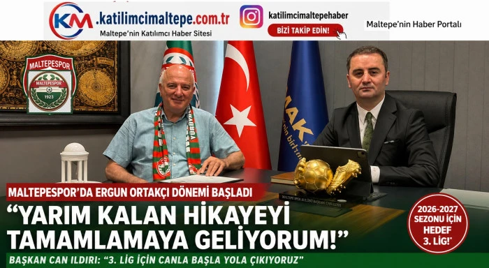 Maltepespor&rsquo;da Ergun Ortak&ccedil;ı D&ouml;nemi Başladı "Yarım Kalan Hikayeyi Tamamlamaya Geliyorum!"