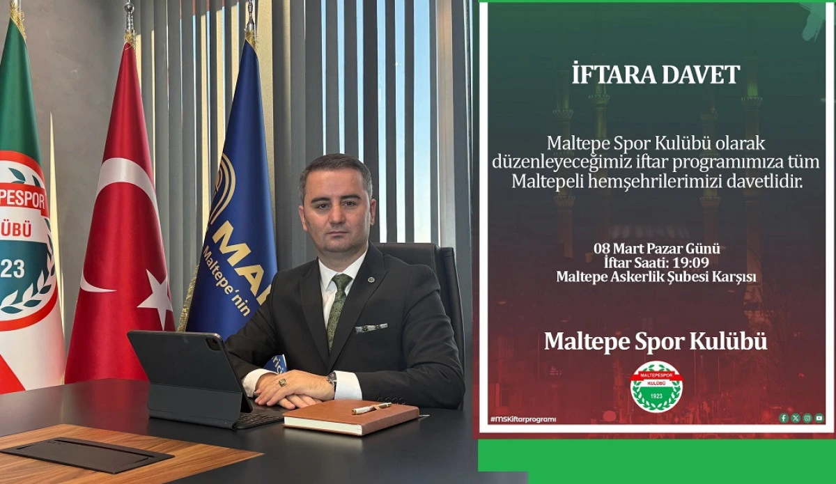Maltepespor&rsquo;dan Birlik ve Dayanışma İftarı T&uuml;m Maltepeliler Davetli