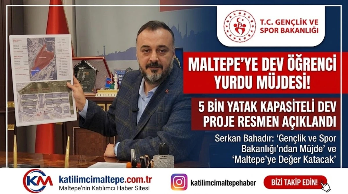 Maltepe'ye Dev M&uuml;jde 5 Bin Yataklı &Ouml;ğrenci Yurdu Geliyor!