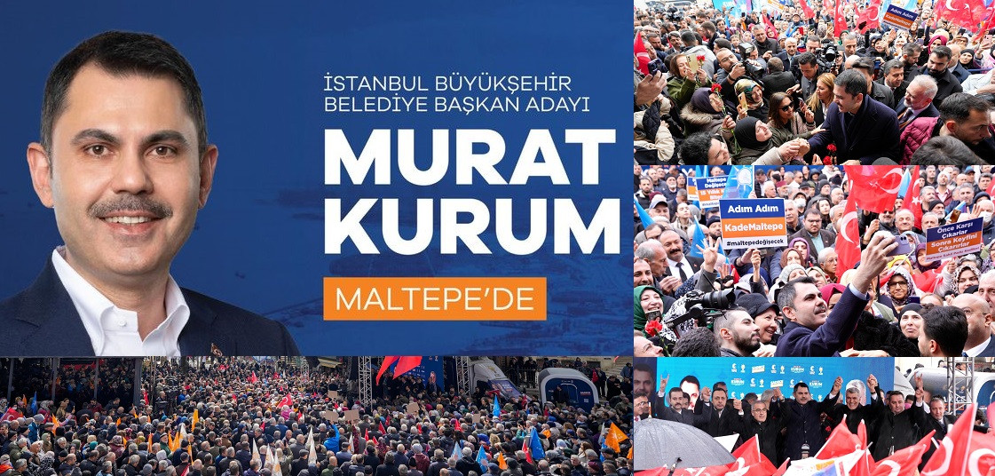Murat Kurum, Maltepe’de düzenlenen mitingde vatandaşlara seslendi