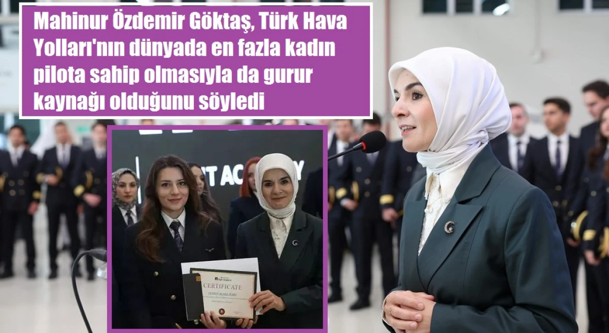 THY Mezuniyet Töreninde Kadın Pilot Gururu