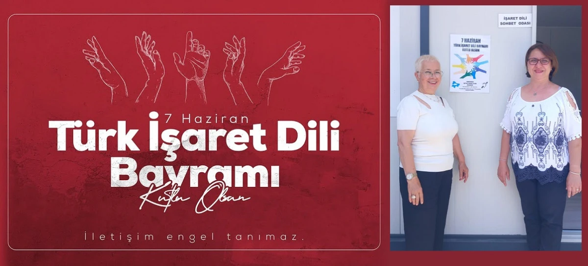 Türk İşaret dili bayramını kutladılar
