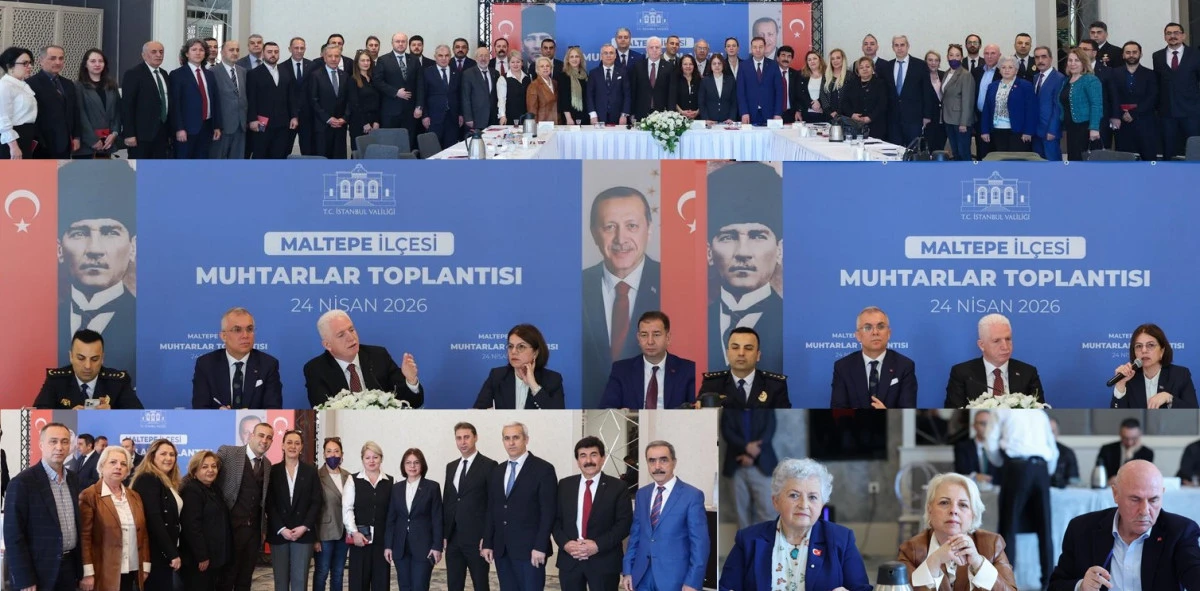 Vali Davut G&uuml;l Maltepe&rsquo;de Muhtarlarla Buluştu İl&ccedil;enin Geleceği ve İhtiya&ccedil;ları Masaya Yatırıldı